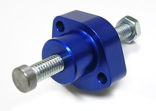 APE Manual Cam Chain Tensioner Suzuki GSXR1000 (03-08), GSXR750 (04-07), GSXR600 (04-07), blue color with metal components. Loading Image
