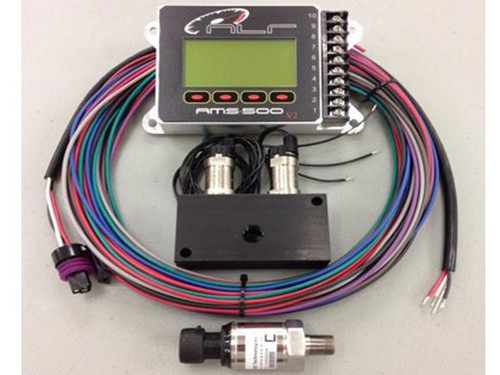 NLR AMS500 V2 Boost Controller, electronic boost controller with wiring harness and control unit for automotive turbocharger systems. Loading Image