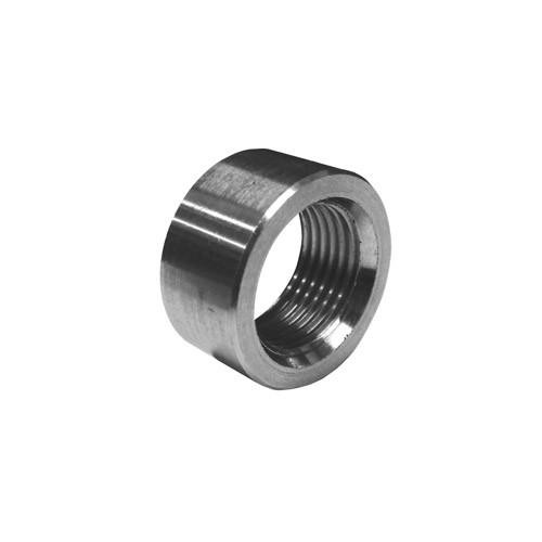 Koso O2 Sensor Bung, metal threaded cylinder for installing oxygen sensors in vehicles. Loading Image