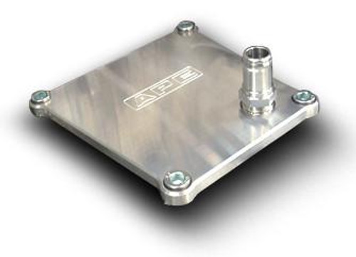 APE Low Profile Crankcase Breather Cover Plate for Suzuki GSXR1000, GSXR750, GSXR600, GSX-S1000, and GSX-S750 models, metal engine cover with bolt holes and breather tube connection listed in the image. APE Low Profile Crankcase Breather Cover Plate for Suzuki GSXR1000, GSXR750, GSXR600, GSX-S1000, and GSX-S750 models, metal engine cover with bolt holes and breather tube connection listed in the image.