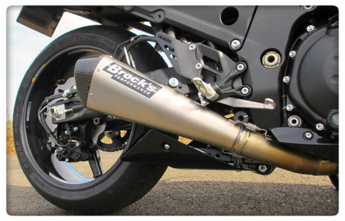 Kawasaki ZX14R Brocks CT Carbon and Titanium Exhaust - Schnitz Racing