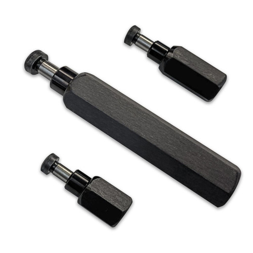 DME Air Shifter Mount Suzuki Hayabusa (99-26), black metal mounting brackets for air shifter installation.