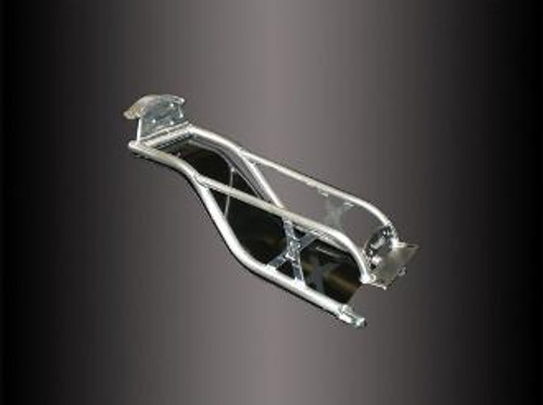 DME Subframe Pro Street Suzuki GSX1300R Hayabusa (99-20), a metallic motorcycle subframe designed for the Suzuki GSX1300R Hayabusa model from 1999 to 2020, made of durable metal with a sleek structure for high-performance riding. Loading Image