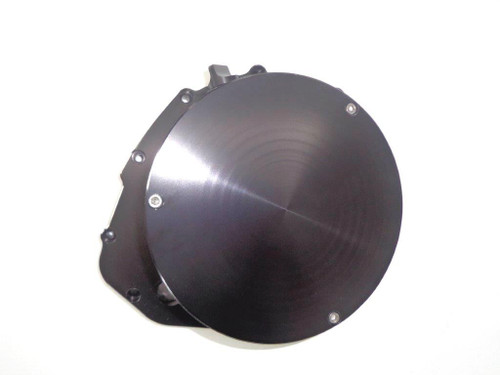 RCC Quick Access Clutch Cover Suzuki GSXR1000, black motorcycle clutch cover with screw holes for installation. Loading Image