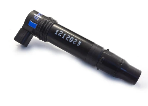 Dynatek Coil on Plug Stick Coil Kawasaki ZX14R (06-25), black ignition coil with serial number 1212023.
