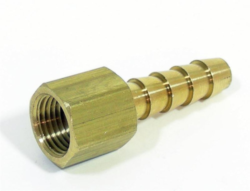 Schnitz Fitting Brass 1/4" NPT Female to 1/4" Fuel Line