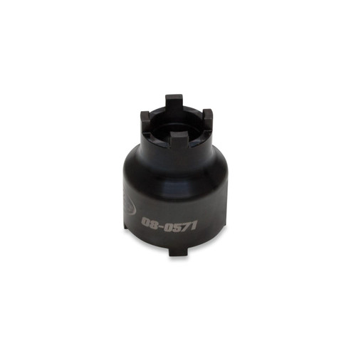 Motion Pro Spanner Nut Swingarm Socket Kawasaki ZX-14R (06-26) ZX-10R (06-15) ZX-6R (03-25), black swingarm nut socket for motorcycle maintenance