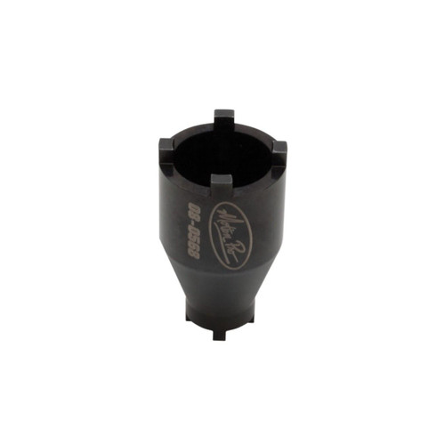 Motion Pro Spanner Nut Engine Mount Socket Suzuki Hayabusa (99-25), GSXR1000 (01-16), GSXR750 (96-25), GSXR600 (97-25), black socket tool designed for engine mount nuts on various Suzuki motorcycle models. Loading Image