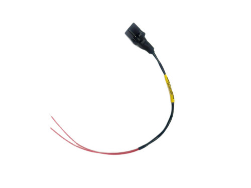 Ryan Schnitz Racing RSR Key Switch Eliminator Harness Suzuki Hayabusa (99-25), black wiring harness with connector and red wires. Ryan Schnitz Racing RSR Key Switch Eliminator Harness Suzuki Hayabusa (99-25), black wiring harness with connector and red wires.