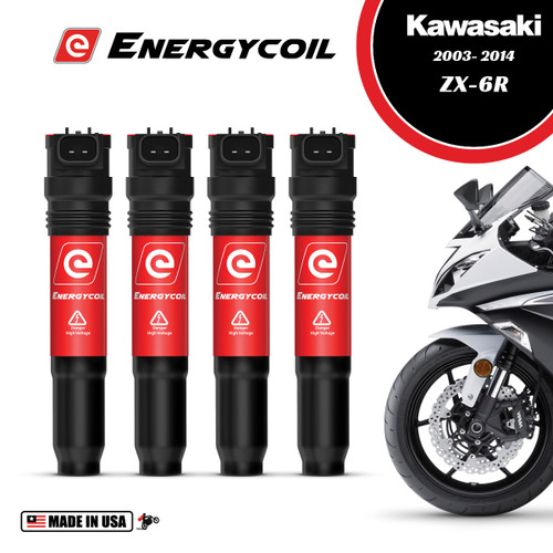 Energycoil Coil on Plug Stick Coils Kawasaki ZX6R (04-18)