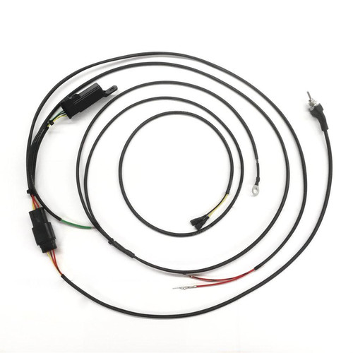 Ryan Schnitz Racing RSR PC-V Nitrous Race Spec Wiring Harness Kawasaki ZX14R (12-25), black wiring harness with connectors and wiring for nitrous system installation. Loading Image
