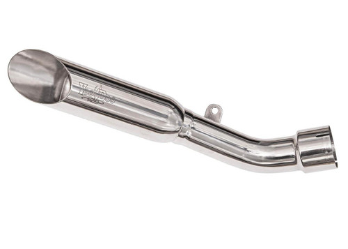 VooDoo Shorty Slip On Exhaust Suzuki GSXR1000 (07-08), stainless steel slip-on motorcycle exhaust pipe with a short, compact design.