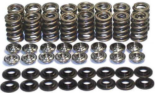 APE Valve Spring and Retainer Kit Kawasaki ZX14R (06-25), set of valve springs, retainers, and rubber seals arranged in rows. APE Valve Spring and Retainer Kit Kawasaki ZX14R (06-25), set of valve springs, retainers, and rubber seals arranged in rows.