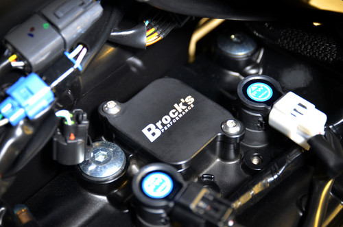 Brocks PAIR Block Off Plates Suzuki GSXR1000/R (17-25), GSXR1000 (01-08), Katana (20-22), GSXS1000 (16-22), and GSXS750 (15-22) - Schnitz Racing