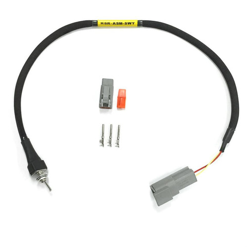 Ryan Schnitz Racing ASM Arming Switch, electrical wiring harness with connectors and mounting hardware.
