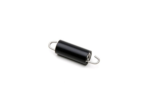 Brocks Performance Brocks Exhaust Spring with Rubber Sleeve, automotive exhaust spring with black rubber sleeve and metal hooks for securing exhaust components.