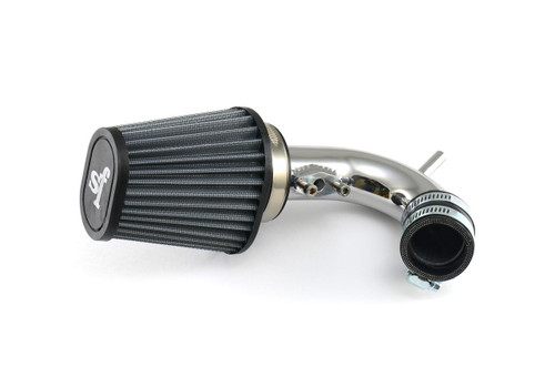 Sprint Filter Sprint Air Filter Water-Resistant Short Ram Air Intake Kit, for Honda Grom/MSX125 (14-20), featuring a high-performance air filter and polished metal intake pipe.