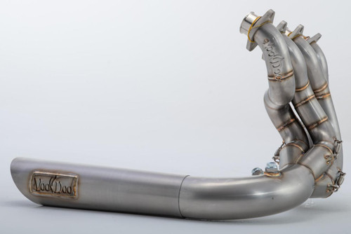 VooDoo Big Tube Sidewinder Black Exhaust Suzuki Hayabusa (99-21), motorcycle exhaust pipe in metallic finish.