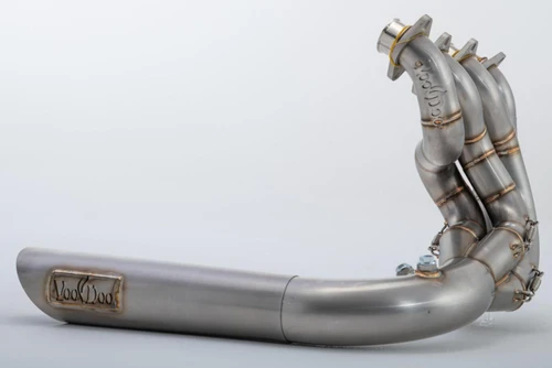 VooDoo Big Tube Sidewinder Black Exhaust Suzuki Hayabusa (99-20), motorcycle exhaust pipe in metallic finish.