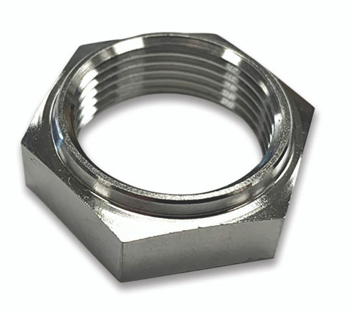 Ironless Innovations Titanium Countershaft Sprocket Nut, Suzuki Hayabusa (99-07), GSXR1100 (86-98), GSXR1000 (01-08), TL1000S/R (97-02) - close-up image of a shiny, hexagonal metal nut designed for motorcycle sprocket and countershaft applications. Ironless Innovations Titanium Countershaft Sprocket Nut, Suzuki Hayabusa (99-07), GSXR1100 (86-98), GSXR1000 (01-08), TL1000S/R (97-02) - close-up image of a shiny, hexagonal metal nut designed for motorcycle sprocket and countershaft applications.