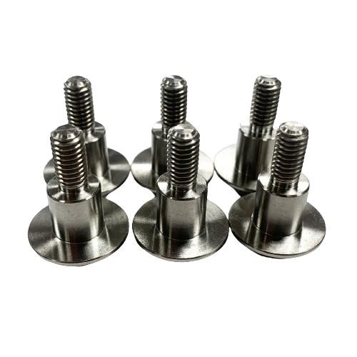 Ironless Innovations Titanium Cam Cover Bolts for Kawasaki ZX-14/R (06-25) and ZX-10R (08-10), set of six steel bolts with threaded tops and wide heads.