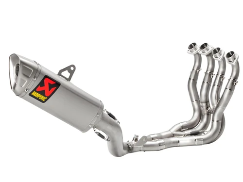 Akrapovic Racing GP Exhaust System Suzuki GSXR1000R (17-27), stainless steel exhaust with multiple pipes and motorcycle performance muffler.