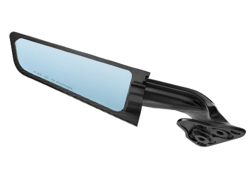 Rizoma Stealth Supersport Mirrors Yamaha YZF-R1 (20-24), modern black motorcycle mirrors with sleek design and reflective surface. Rizoma Stealth Supersport Mirrors Yamaha YZF-R1 (20-24), modern black motorcycle mirrors with sleek design and reflective surface.