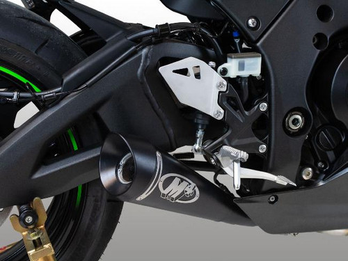 M4 GP Black Exhaust Kawasaki ZX-10R (21-25) All Titanium