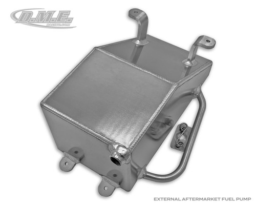 DME Fuel Cell Kawasaki ZX-14 (06-25), metallic fuel cell with mounting brackets and a handle for Kawasaki ZX-14 motorcycle.