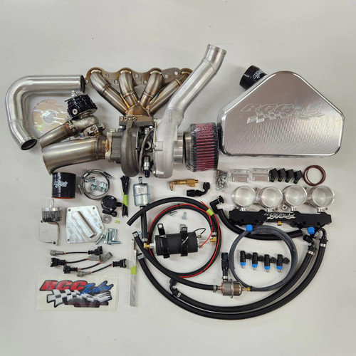 RCC Turbo Kit Stage 1 Suzuki GSXR1000 (17-25), complete turbo kit with manifold, components, and fittings. Loading Image