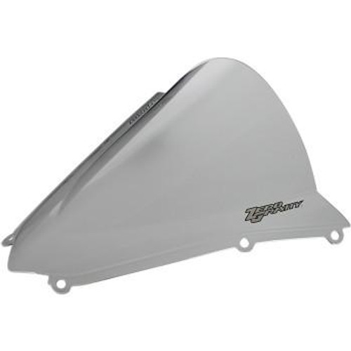 Zero Gravity Double Bubble Windscreen Kawasaki Ninja H2 (15-25), clear motorcycle windscreen with aerodynamic design and mounting points. Loading Image