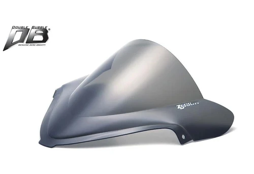 Zero Gravity Double Bubble Windscreen Suzuki Hayabusa (08-20), sleek motorcycle windscreen with aerodynamic design and tinted finish.