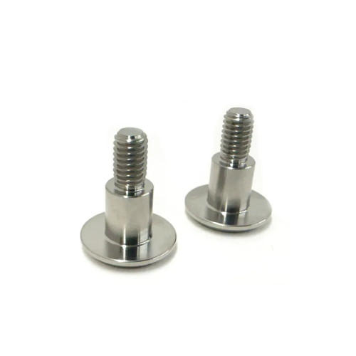 Ironless Innovations Titanium Seat Bolts Suzuki GSXR1000 (17-25), stainless steel motorcycle seat bolts with threaded shaft and round head, designed for motorcycle seat installation.