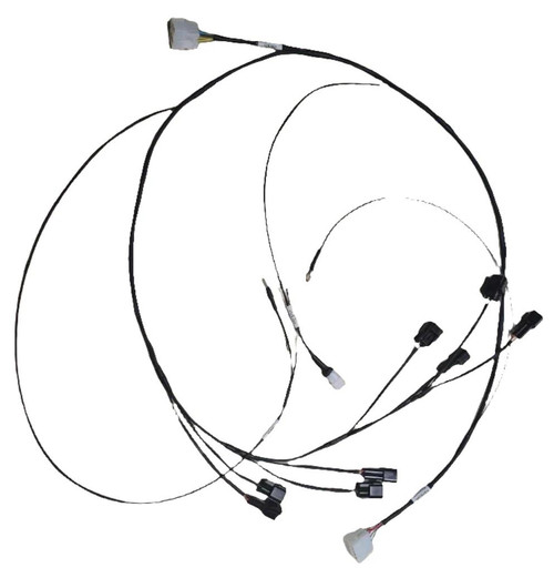 MPS "Premium" Air Shift Module Wiring Harness, automotive wiring harness with multiple connectors and cables for air shift module installation.
