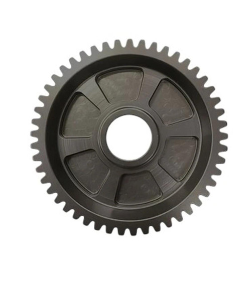 Robinson Industries Low Ratio First Gear Kawasaki ZX-14R, metal gear with evenly spaced teeth and a central mounting hole, designed for motorcycle transmission system. Loading Image