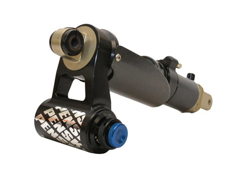 Penske Racing Shocks Penske Air Drag Shock, open box, designed for Suzuki Hayabusa 2008-2021, showing a high-performance suspension component with adjustable features. Penske Racing Shocks Penske Air Drag Shock, open box, designed for Suzuki Hayabusa 2008-2021, showing a high-performance suspension component with adjustable features.