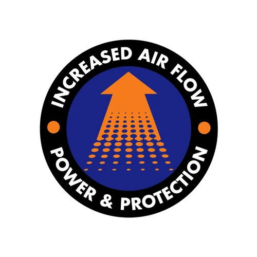 DNA Filters DNA Air Filter Suzuki Hayabusa (08-20), image showing the product's logo emphasizing increased airflow for engine power and protection.