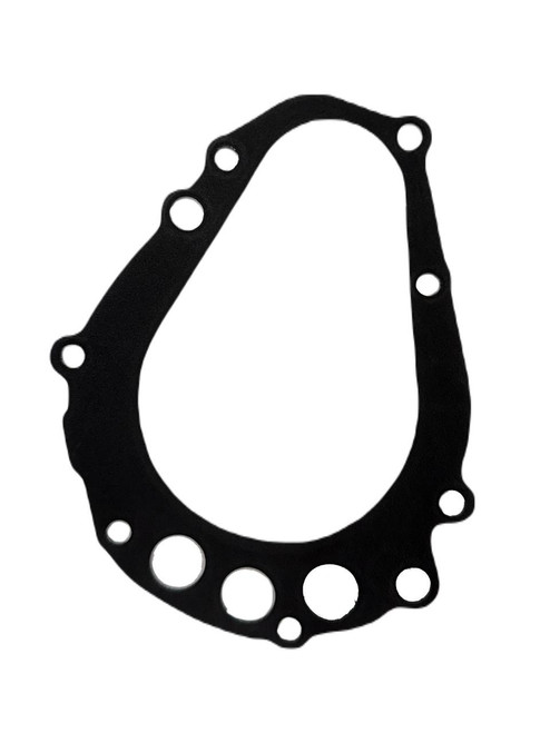 Cometic Starter Cover Gasket Suzuki Hayabusa (99-26), black gasket for engine sealing with multiple bolt holes. Loading Image