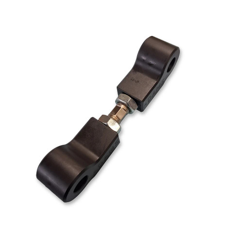 Adams Performance Lowering Links Suzuki GSXR1000 (09-25), black metal linkage with mounting points on each end.