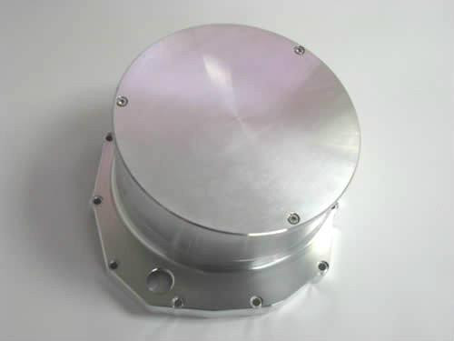 MTC Quick Access Clutch Cover Suzuki GSX1300R Hayabusa, metal motorcycle clutch cover with mounting screws. Loading Image