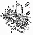 Suzuki OEM Right Side Carburetor Holder GS1100 (13111-49200)