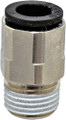 Schnitz Air Fitting Straight 1/8" NPT x 1/4" Line