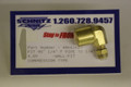 Schnitz Fitting Brass 90^ 1/4" Female Pipe x 1/4" Air Line