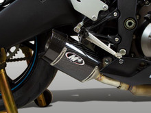 専用　street modsさん M4 Carbon Fiber Street Slayer Slip On Kawasaki ZX-6R (09-25)