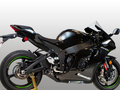 M4 GP Black Slip On Exhaust Kawasaki ZX-10R (21-24) - Schnitz Racing