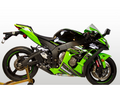 M4 GP Black Slip On Exhaust Kawasaki ZX-10R (16-20) - Schnitz Racing