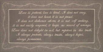 Love Is Patient. 