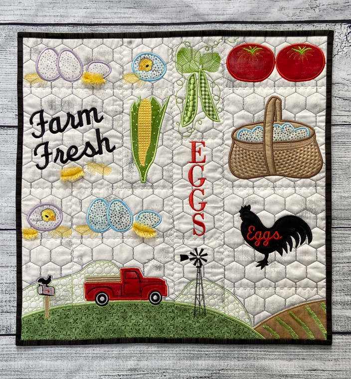 Farm Fresh Quilt Section - Digital Download