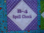 B-4 Spell Check - CD Media