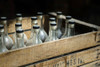crate of empty bottles